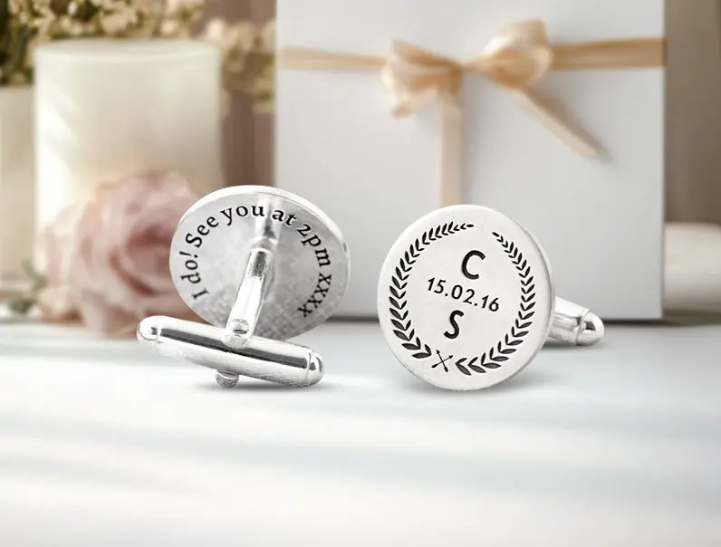 Wedding Logo Cufflinks