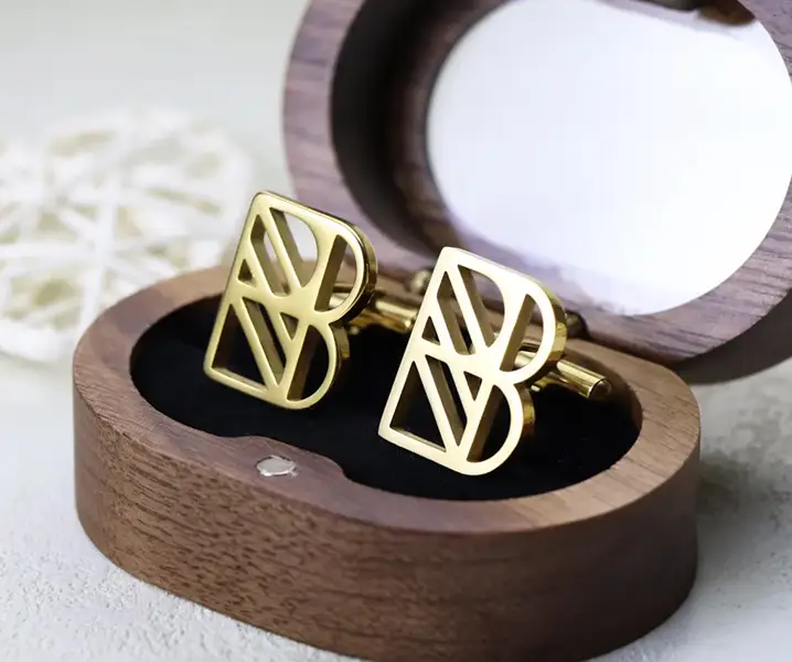 Cut Out Custom Logo Cufflinks