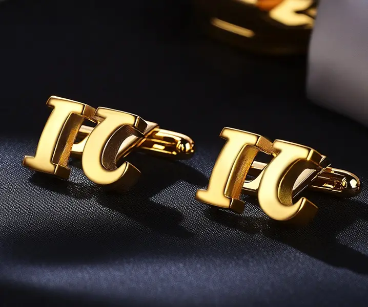 Custom Gold Cufflinks