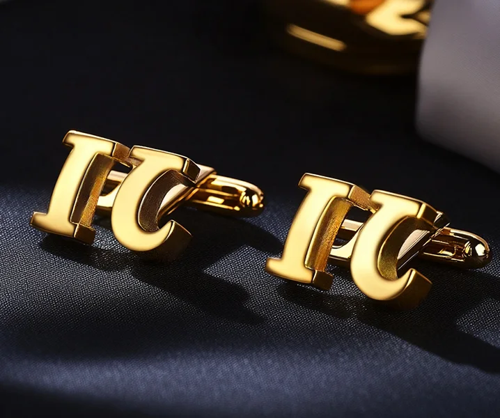 Custom Gold Cufflinks