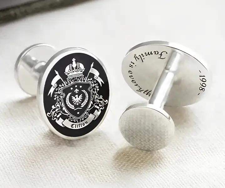 Luxury Custom Cufflinks with Logo