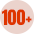 100+