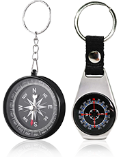 compass keychains