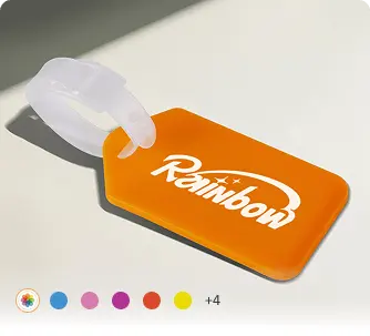 Colourful Custom Personalised Plastic Luggage Tags UK Colourful Custom Personalised Plastic Luggage Tags UK