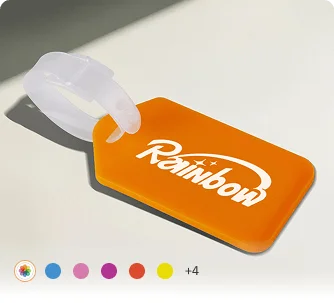 Colorful Custom Plastic Luggage Identifiers Tags