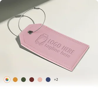 Custom PU Leather Luggage Tags with Your Design