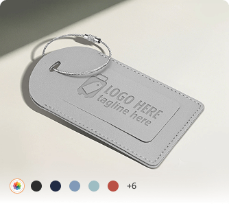 Custom PU Leather Luggage Tags with Your Design