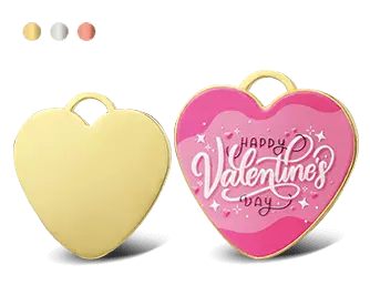 Heart Shape Custom Keychains