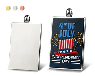 Square Shape Metal Keychains Square Shape Metal Keychains