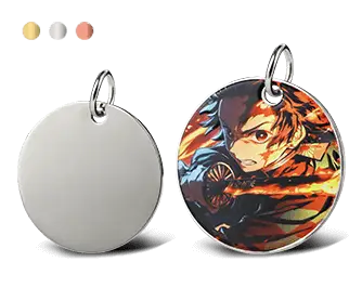 Round Shape Custom Keychains