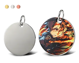 Round Shape Custom Keychains