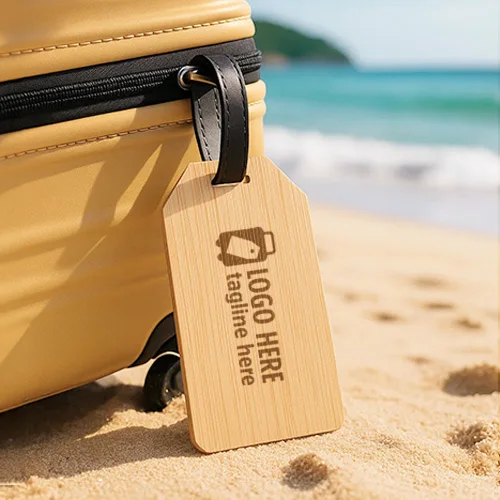 Wood Luggage Tags