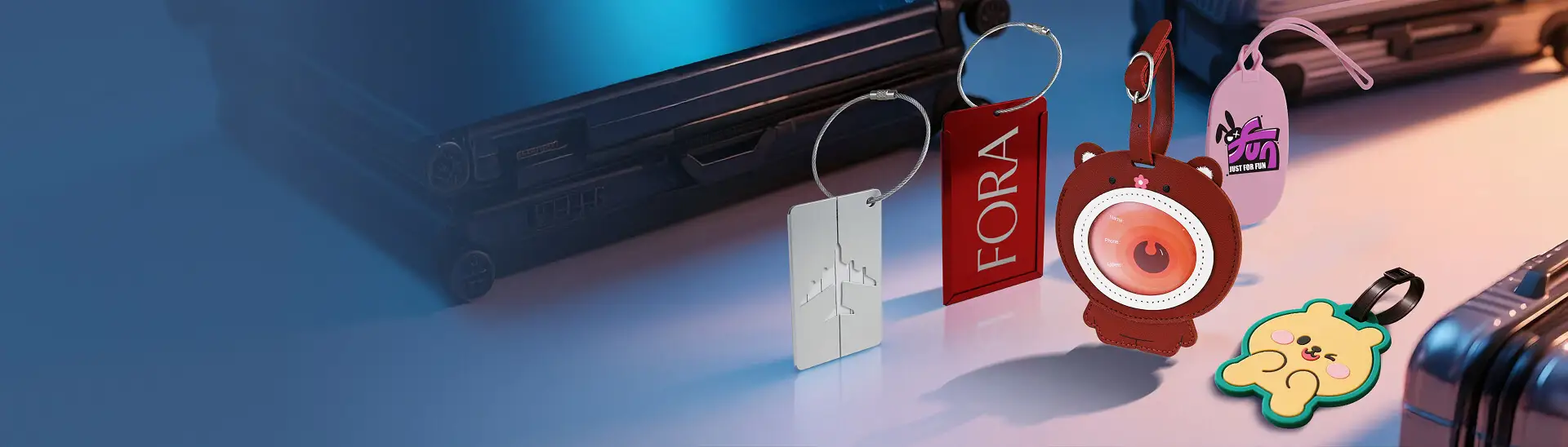 Custom Logo Luggage Tags