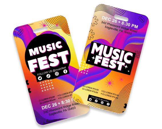 Custom Tags Event Promotion with Logo