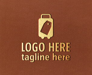 Custom Gold Stamped Luggage Tags
