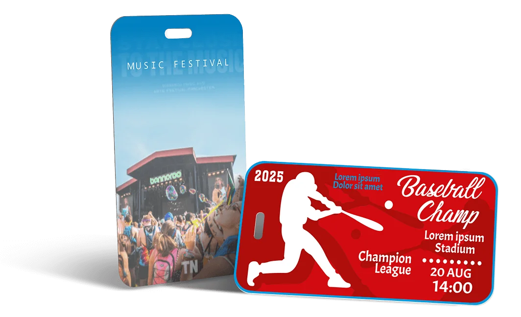 Portrait and Landscape Layout for Personalized Luggage Tags Portrait and Landscape Layout for Personalized Luggage Tags