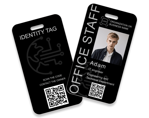 Custom Identity Tags with QR