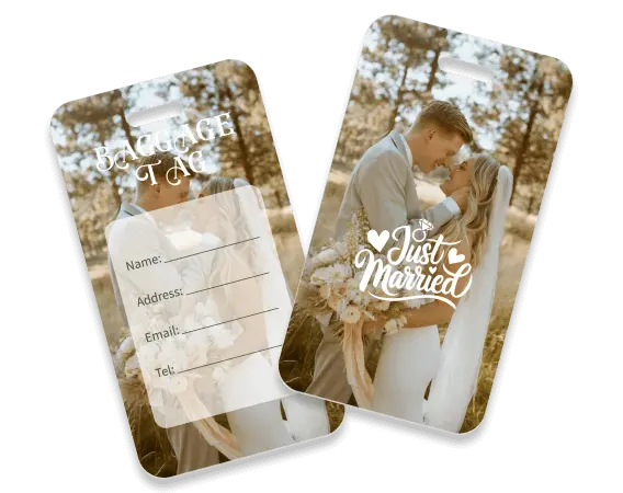 Personalized Luggage Tags Wedding Favor Personalized Luggage Tags Wedding Favor