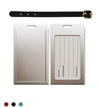 Aluminum Alloy High End Luggage Tags