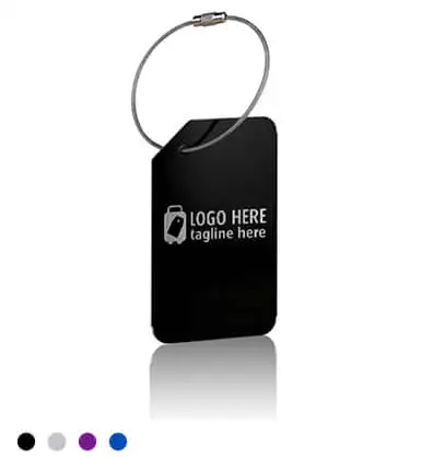 Bright Color Aluminum Luggage Tag with Name Card