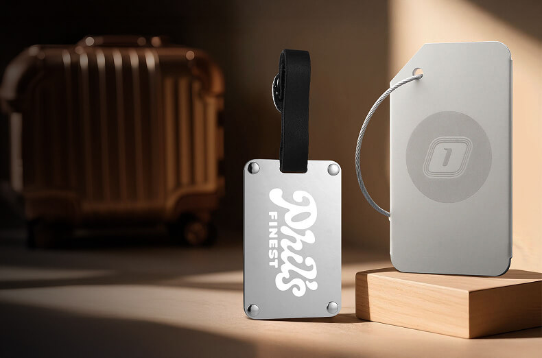Custom Metal Luggage Tags