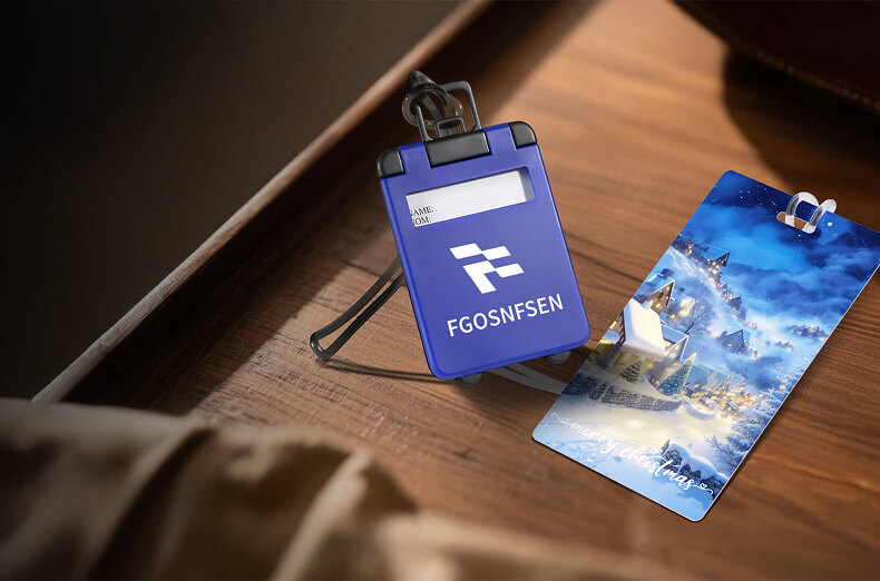 Custom Plastic Luggage Tags