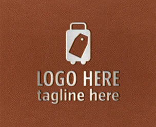 Custom Silver Stamped Luggage Tags