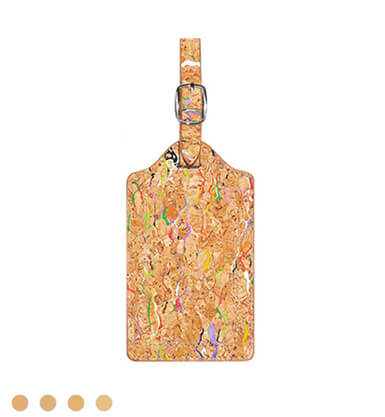 Natural Cork Travel Luggage Tag