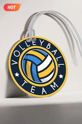 Custom Volleyball Bag Tags