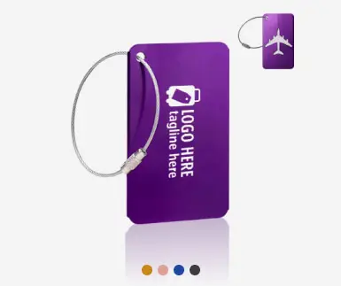 Luggage Tags Card Holders with Stainless Steel Loops Luggage Tags Card Holders with Stainless Steel Loops