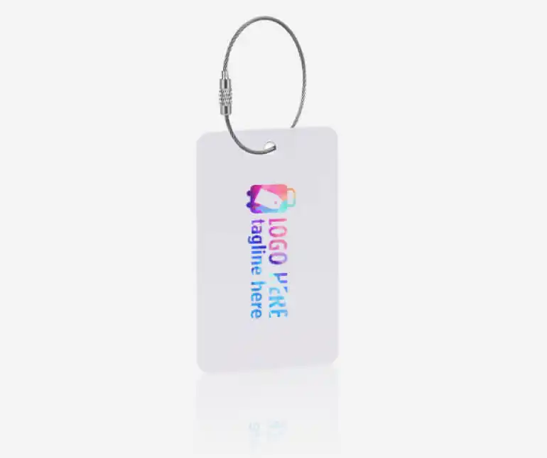 Rigid PVC Luggage Tag with Full Color Print