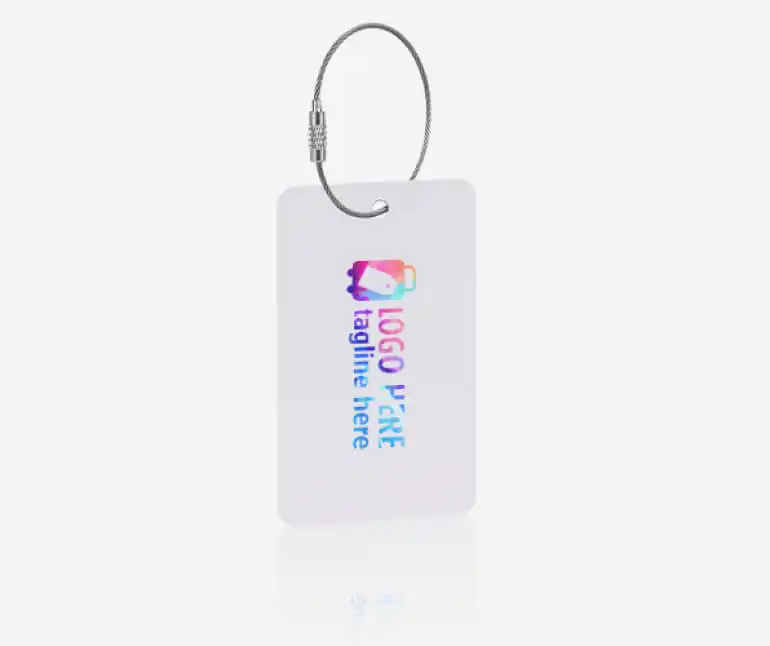 Rigid PVC Luggage Tag with Full Color Print Rigid PVC Luggage Tag with Full Color Print