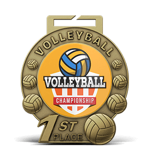 1st Place Volleyball Medal