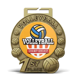 1st Place Volleyball Medal