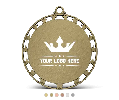 Custom Star Cut-out Medal