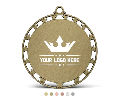 Custom Star Cut-out Medal