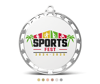 Custom Star Cut-out Medal