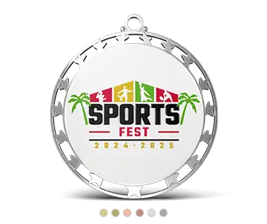 Custom Star Cut-out Medal