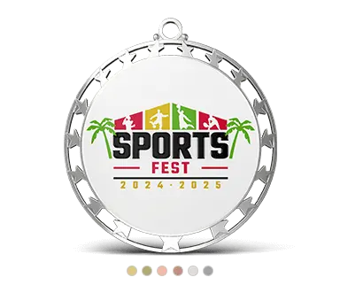 Custom Star Cut-out Medal