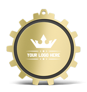 Custom competitive Gear Medals