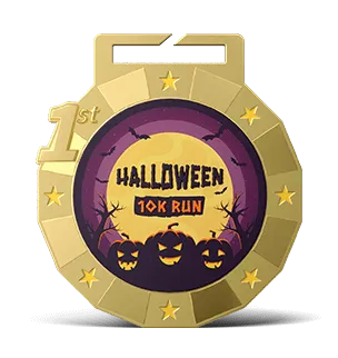 Halloween 10km Run 1st Medal