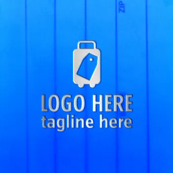 PVC Luggage Tags - Silver Stamping