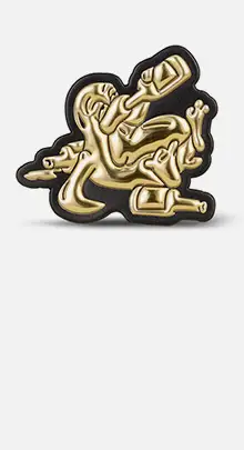 Custom One Color Flex Patches