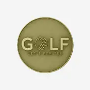 Antique Brass Golf Coins
