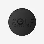Dye Black Golf Coins