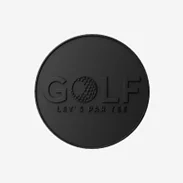 Dye Black Golf Coins