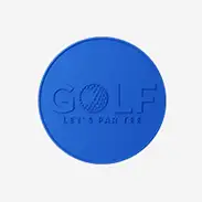 Dye Blue Golf Coins
