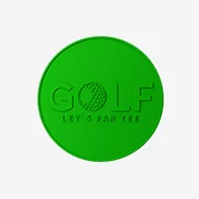 Dye Green Golf Coins