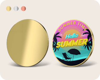 Round Shape Custom Pins