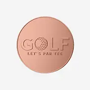 Shiny Copper Golf Coins